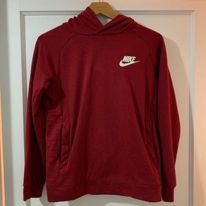 maroon nike hoodie